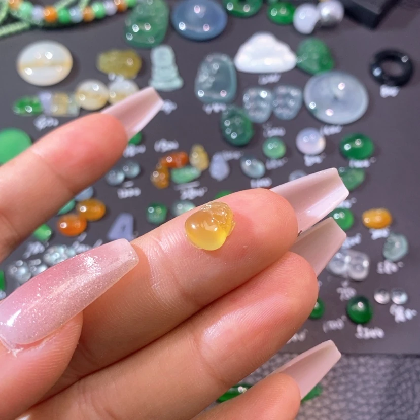 【闪购商品】翡翠挂件未镶嵌金蟾