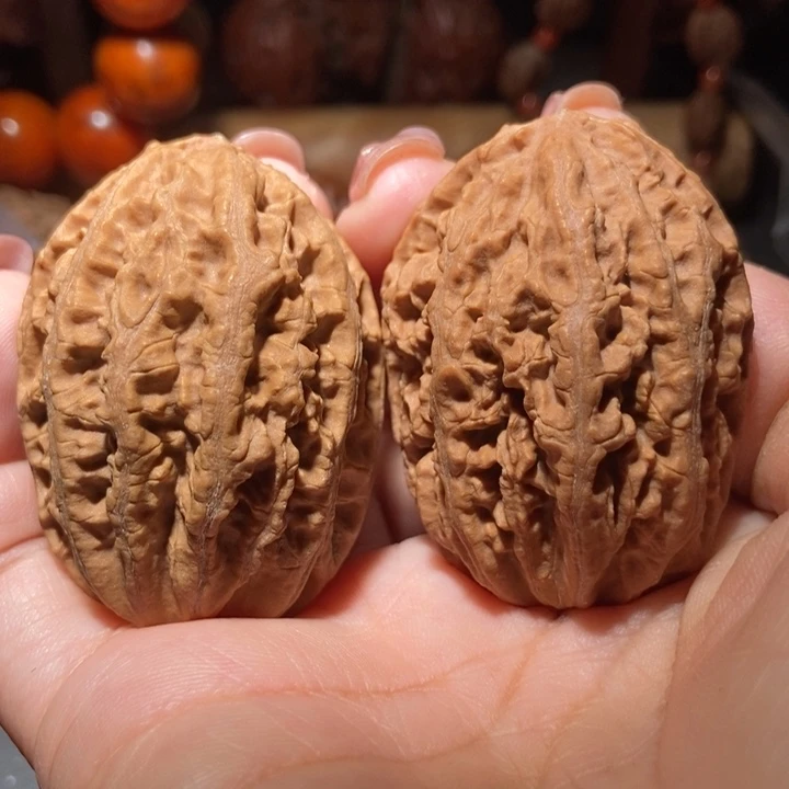 把件文玩核桃东北楸子小雪69