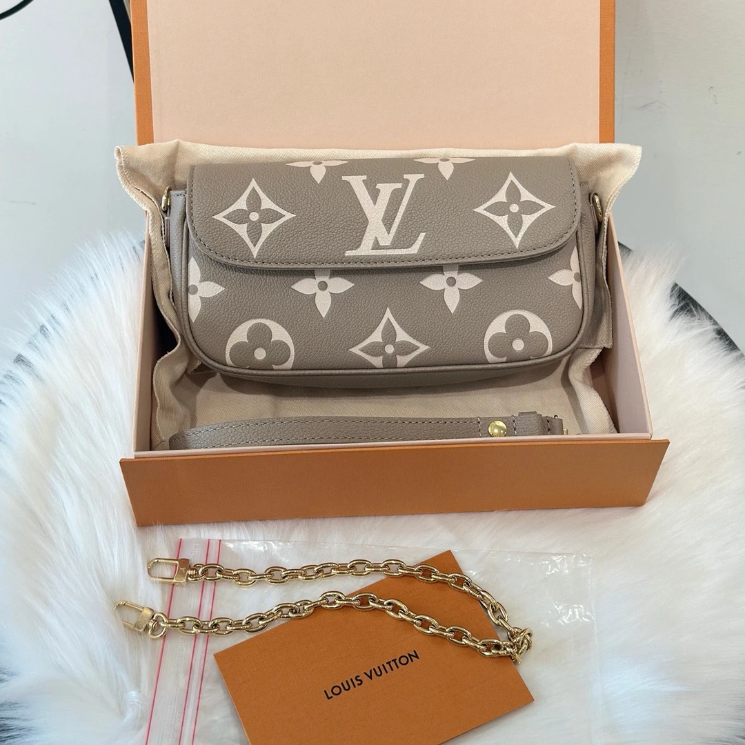 未使用 LouisVuitton/路易威登 大象灰 ivy 芯片款