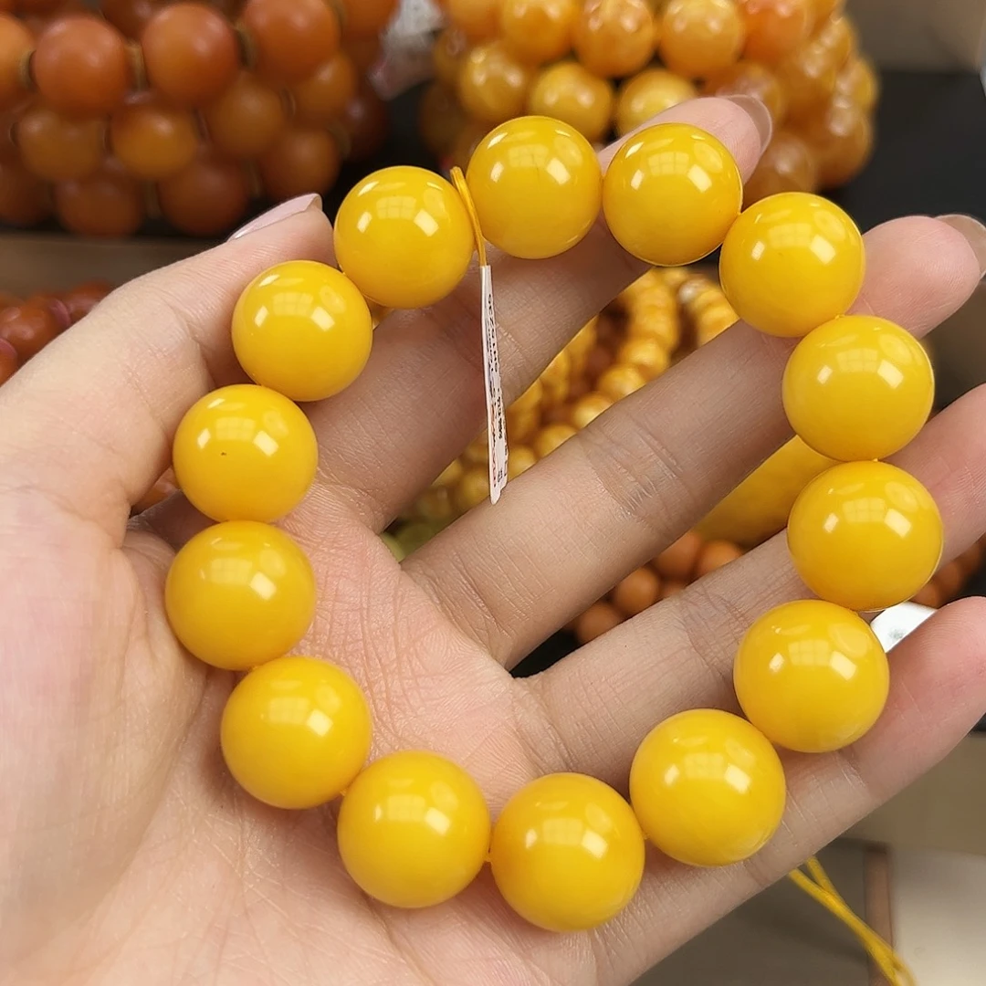 未镶嵌颈饰琥珀蜜蜡