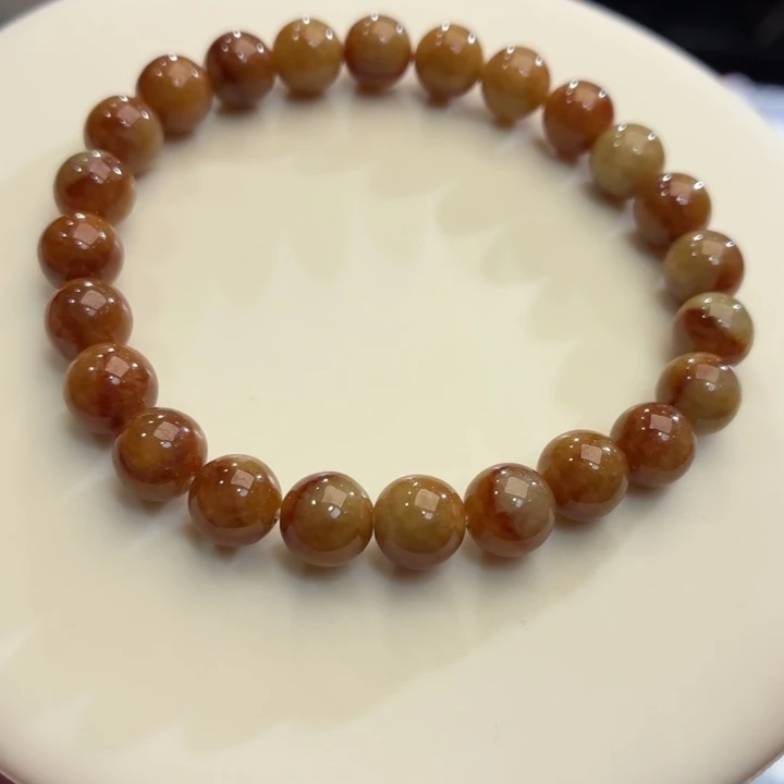 翡翠未镶嵌手链卡8福利款