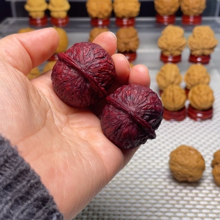 文玩核桃把件42乾坤球