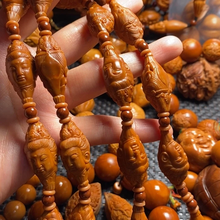 吊坠橄榄核柳叶观音