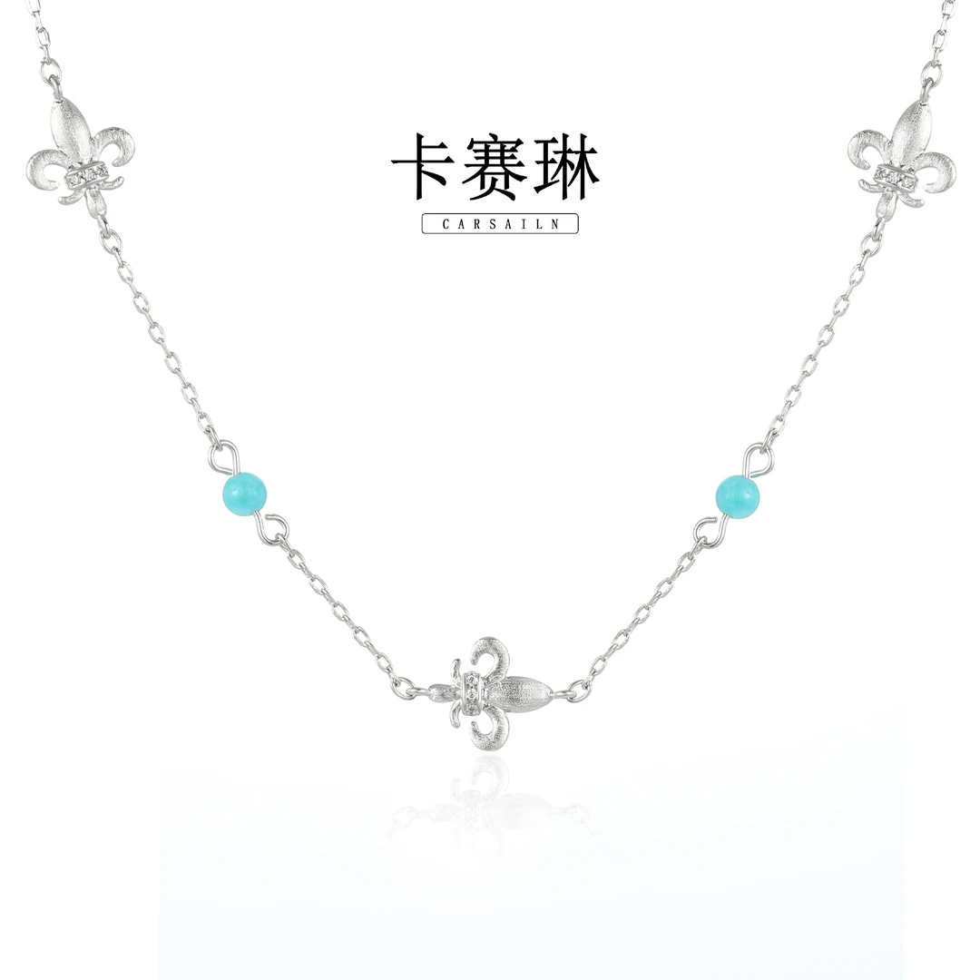 钛钢项链 卡赛琳carsailn/ 镀K金 经典时尚百搭项链 1580