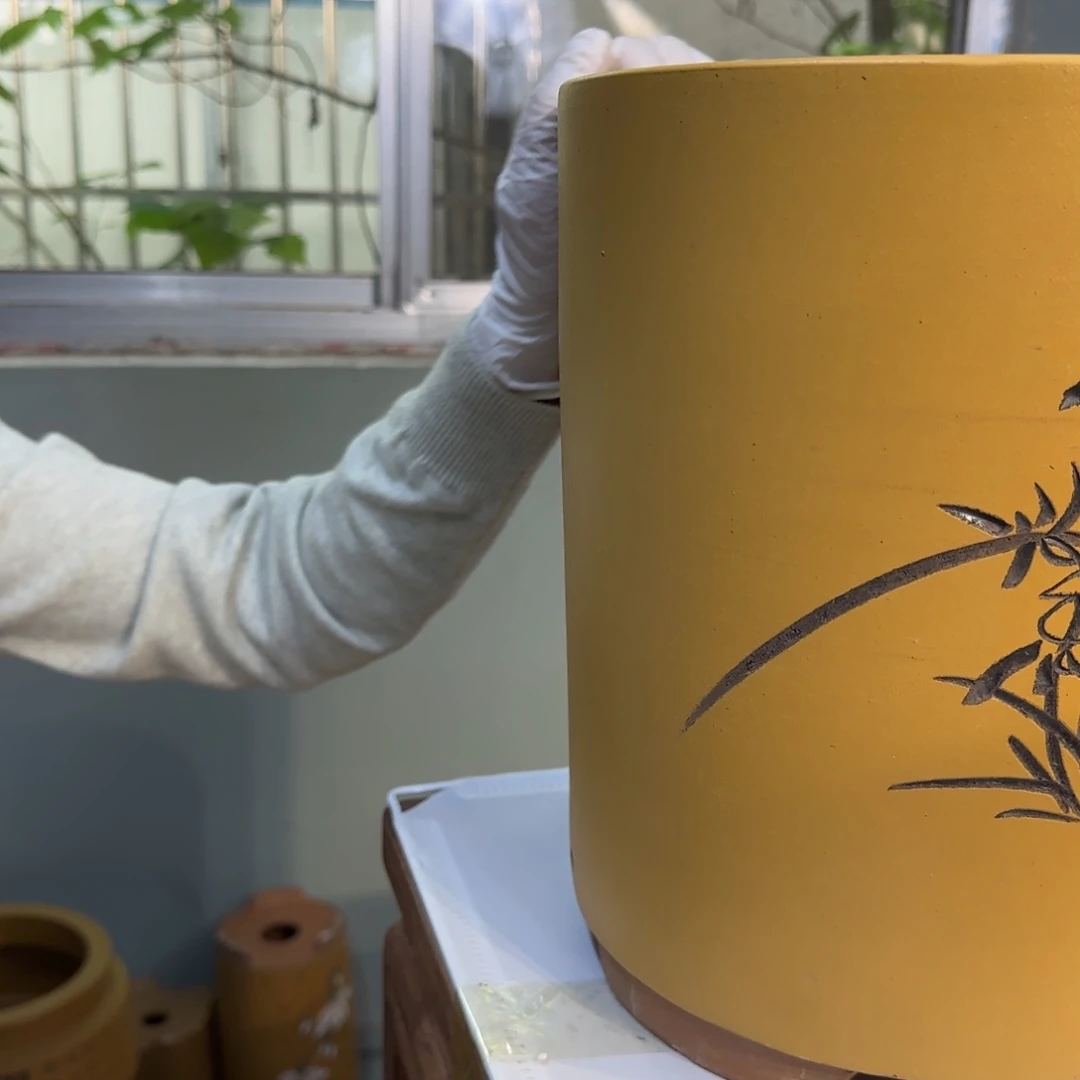 紫砂花盆紫砂口径17