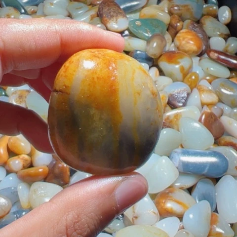 未镶嵌和田玉（糖玉）手链9