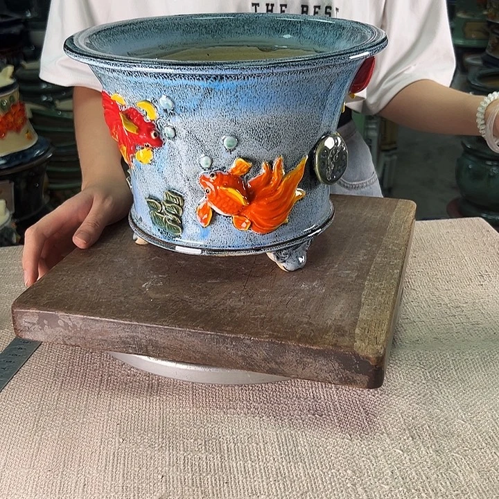 泳坤堂石湾盆陶瓷