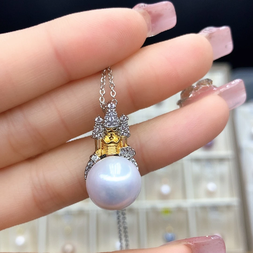 淡水珍珠颈饰合金