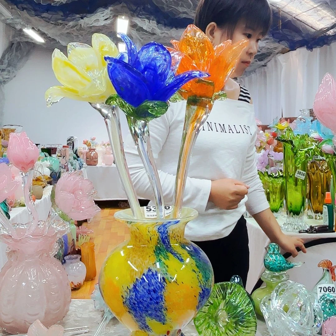琉璃花瓶花器摆件艺术品