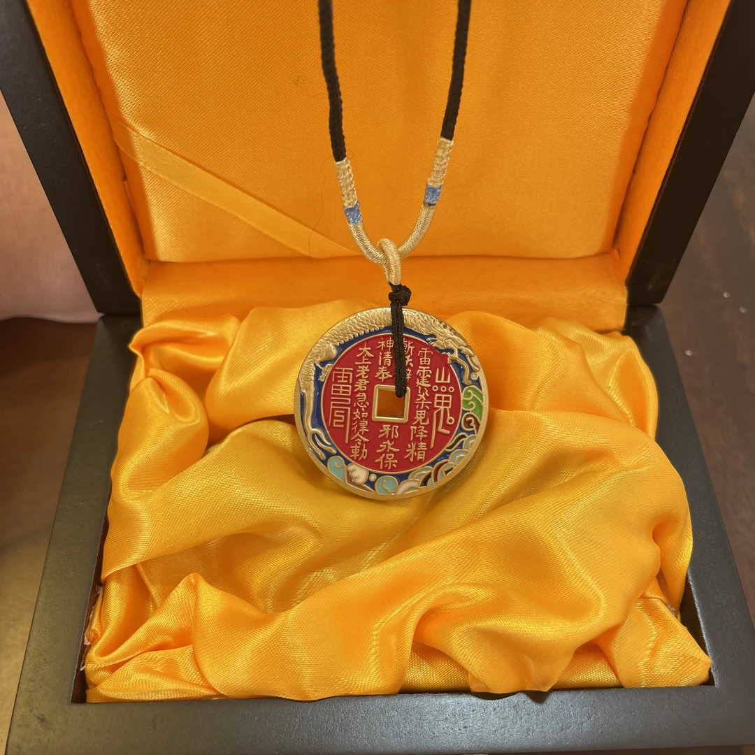 师傅制作 龙腾四海珐琅彩绘山花家居摆件