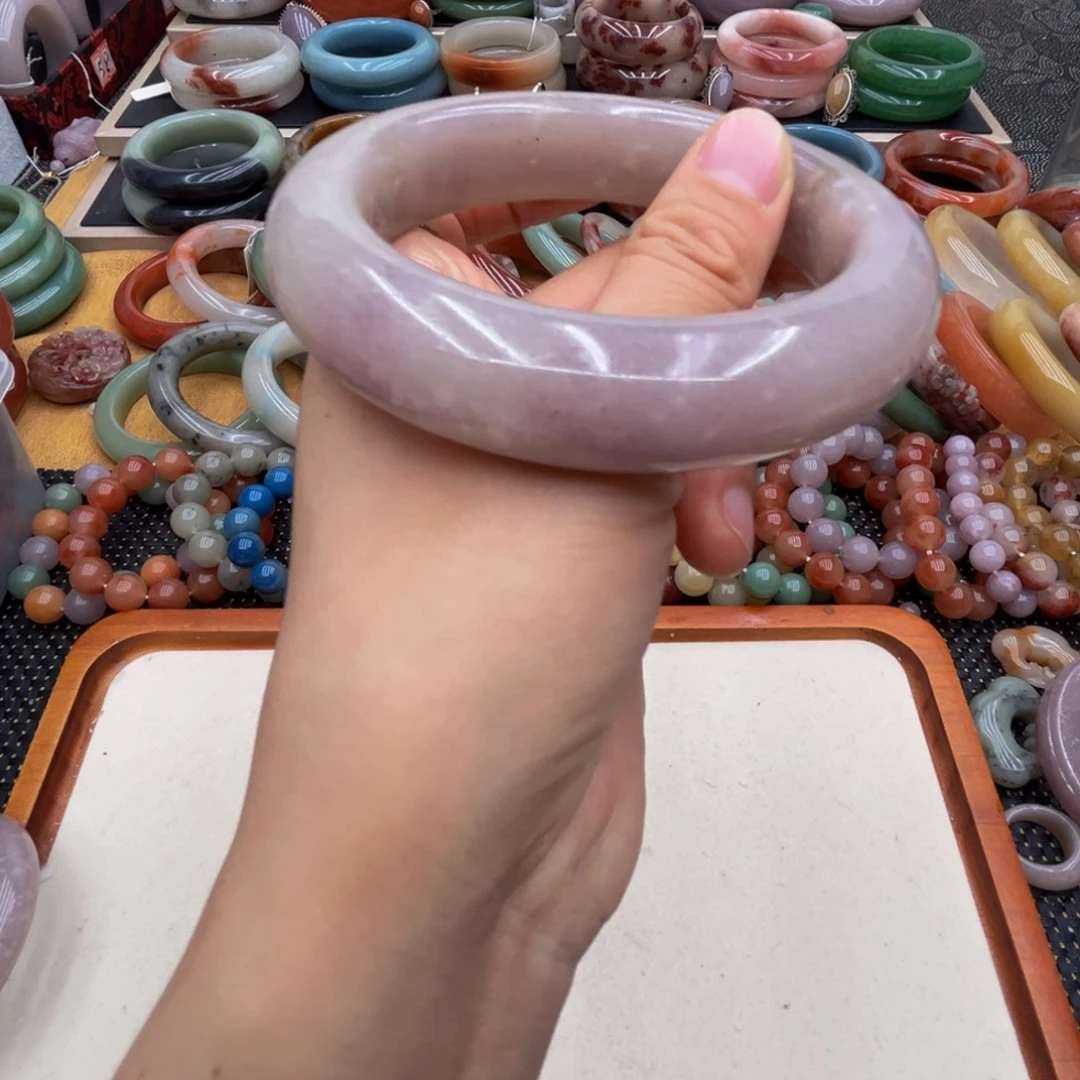 石英质玉未镶嵌圈口62