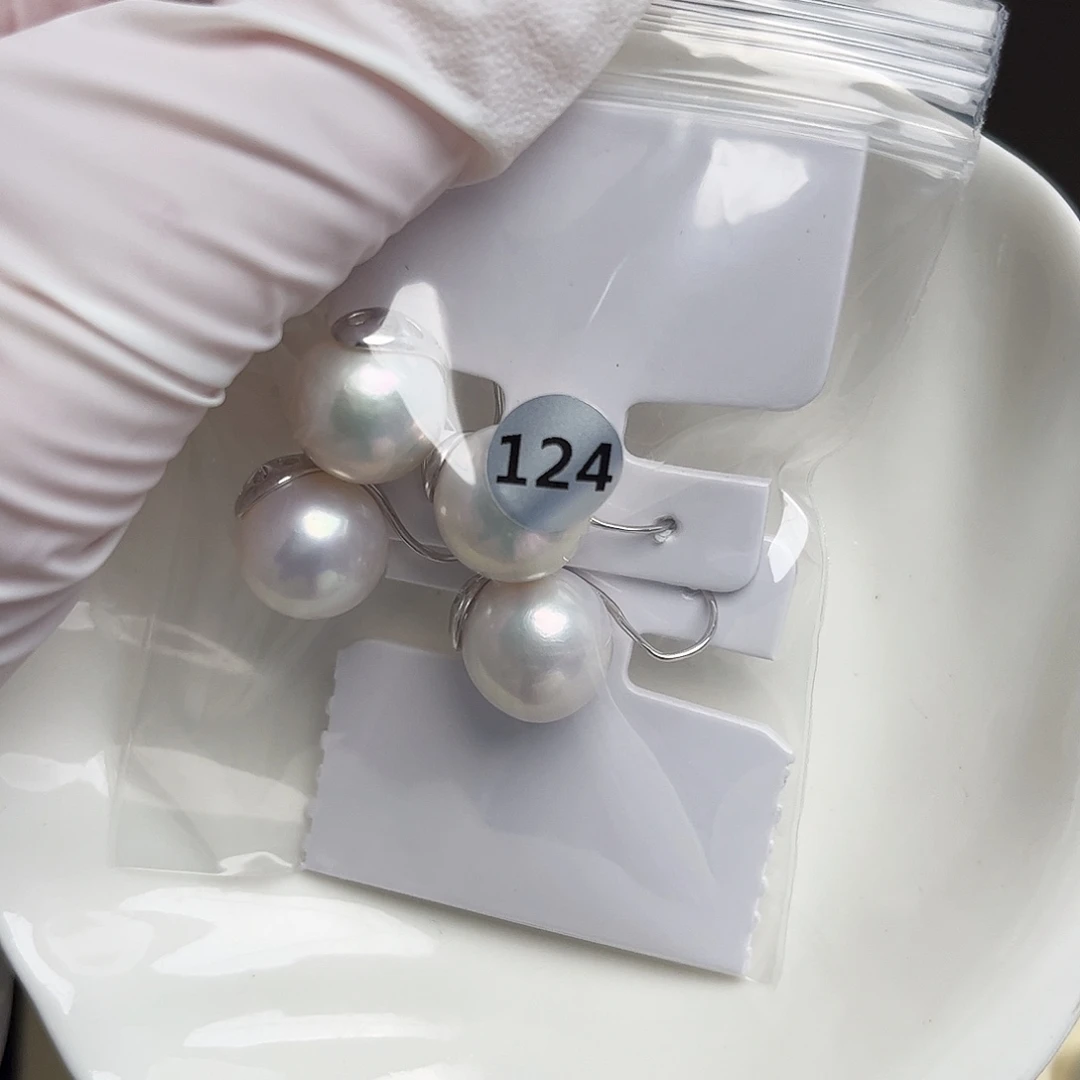 ＊***＊耳饰银S925镶嵌淡水珍珠