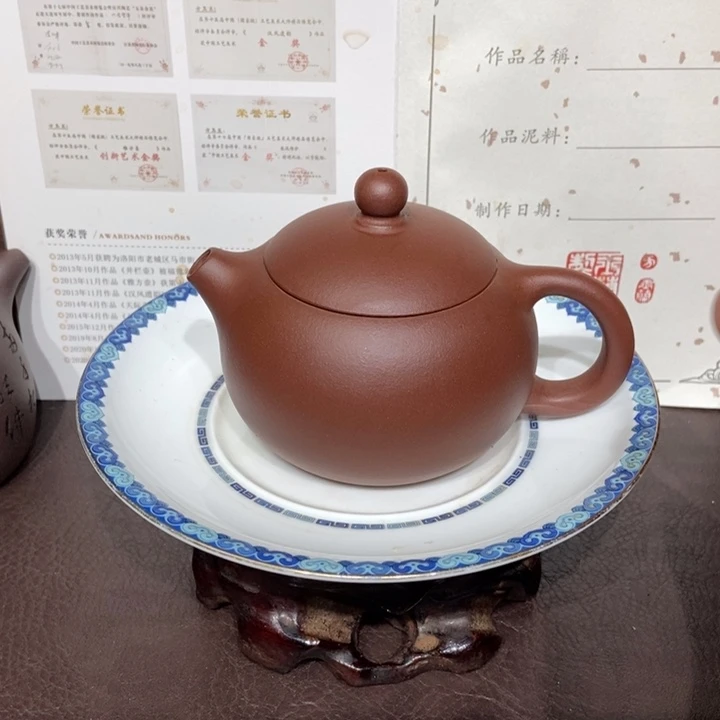 紫砂茶壶五号井底槽清年迈老母亲制作容量220