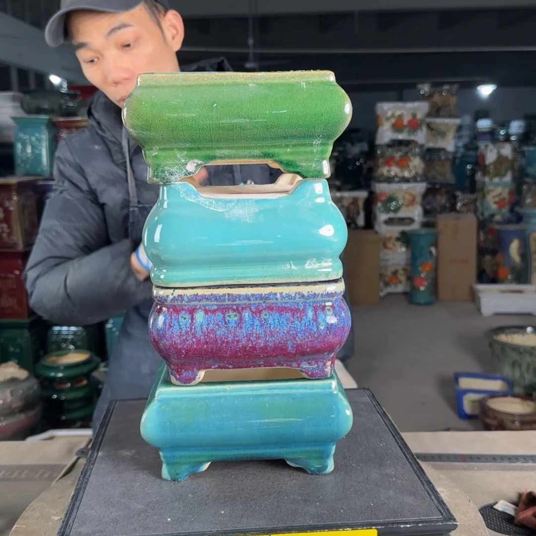 一风堂石湾花盆。微瑕