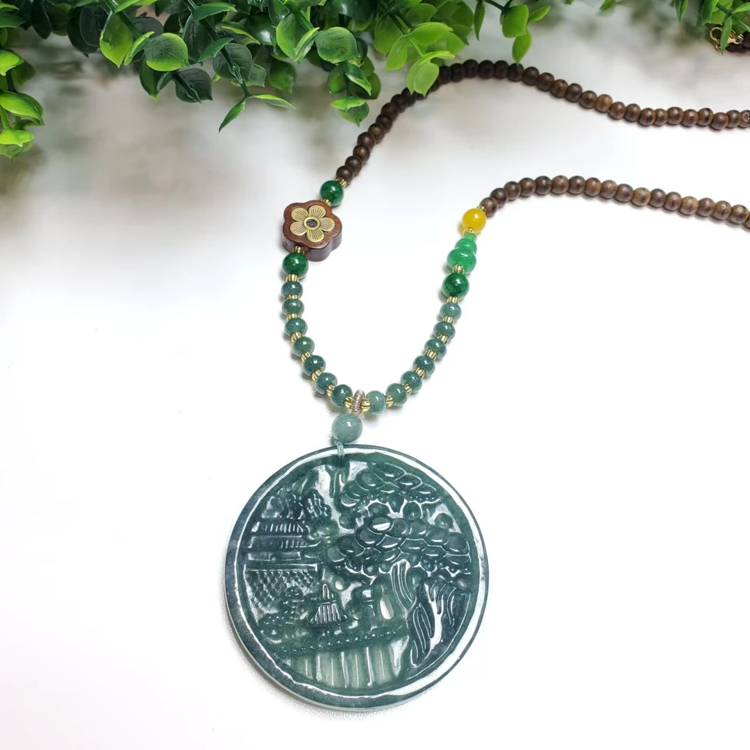 C22【赵小姐】翡翠项链