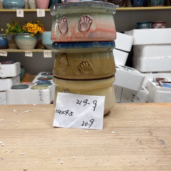 紫砂花盆多肉花盆微瑕9