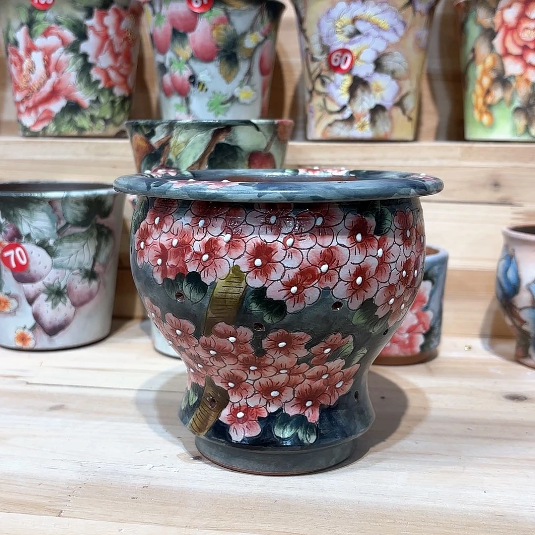 紫砂花盆手工花盆默认微瑕11/13