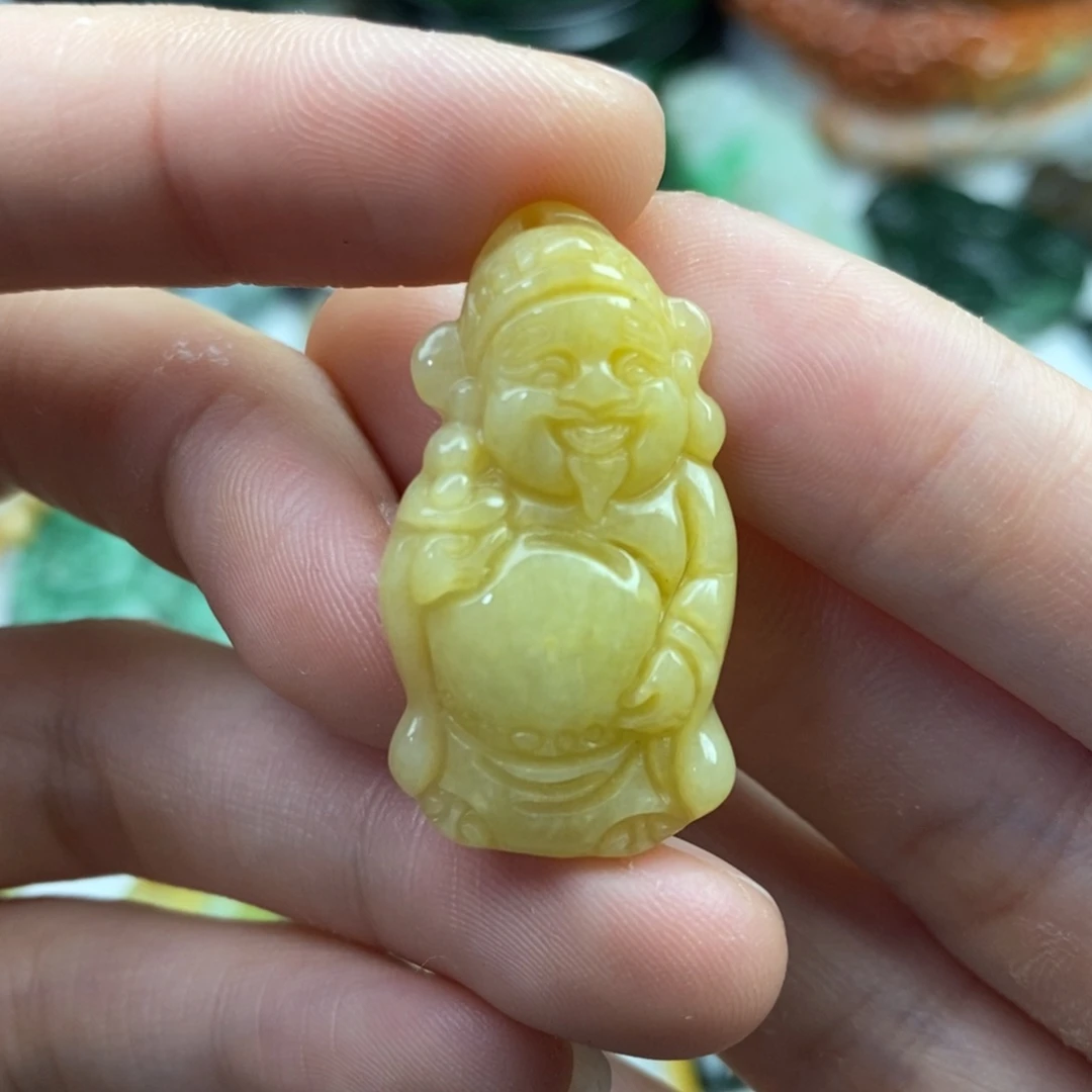 颈饰未镶嵌翡翠吊坠
