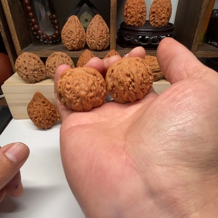 吊坠文玩核桃莲花