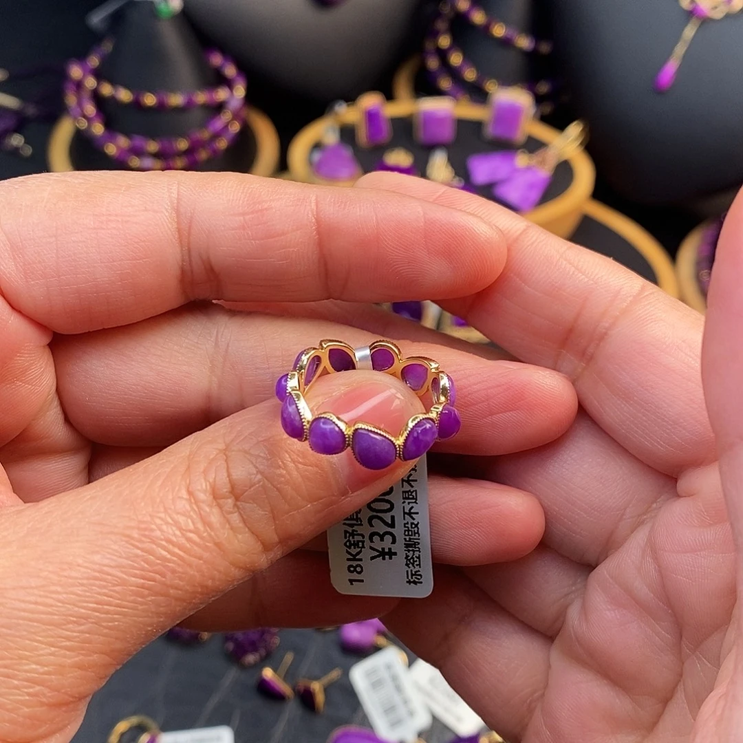 苏纪石（舒俱来）18K金镶嵌指环