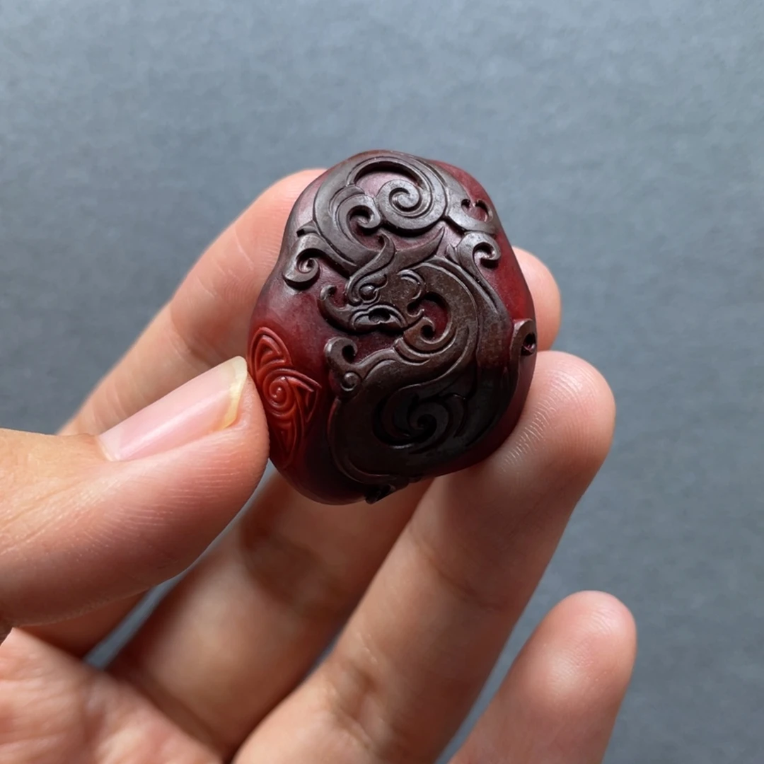 南红玛瑙未镶嵌配饰龙凤