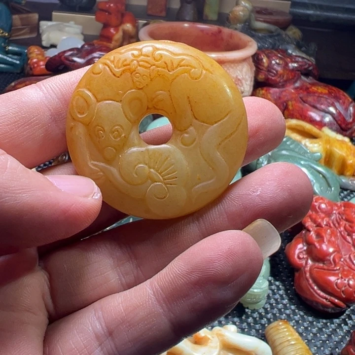 和田玉（糖玉）未镶嵌包链