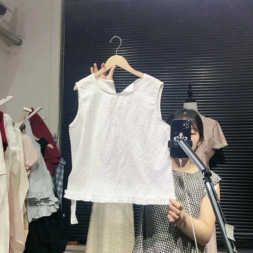 【闪购商品】白色波点