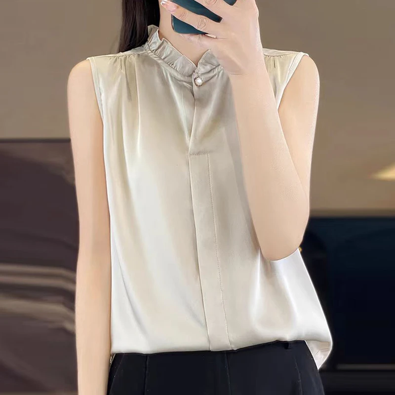 春夏女装洋气时尚宽松气质显瘦百搭美背5988