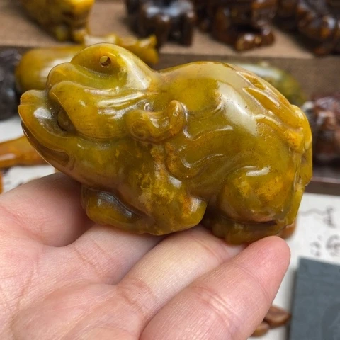 蛇纹石玉未镶嵌颈饰22