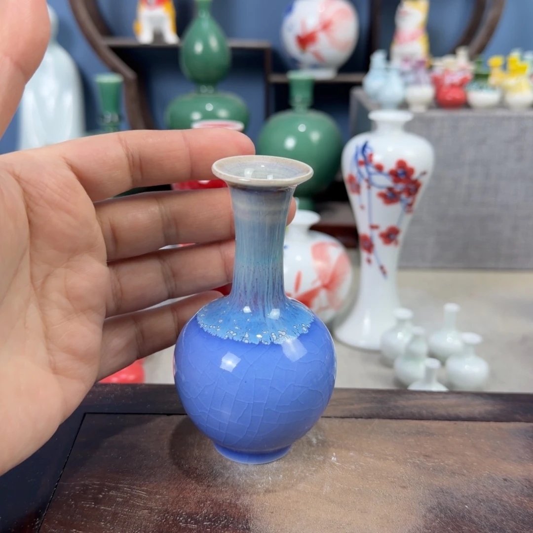 陶瓷手工小花器摆件