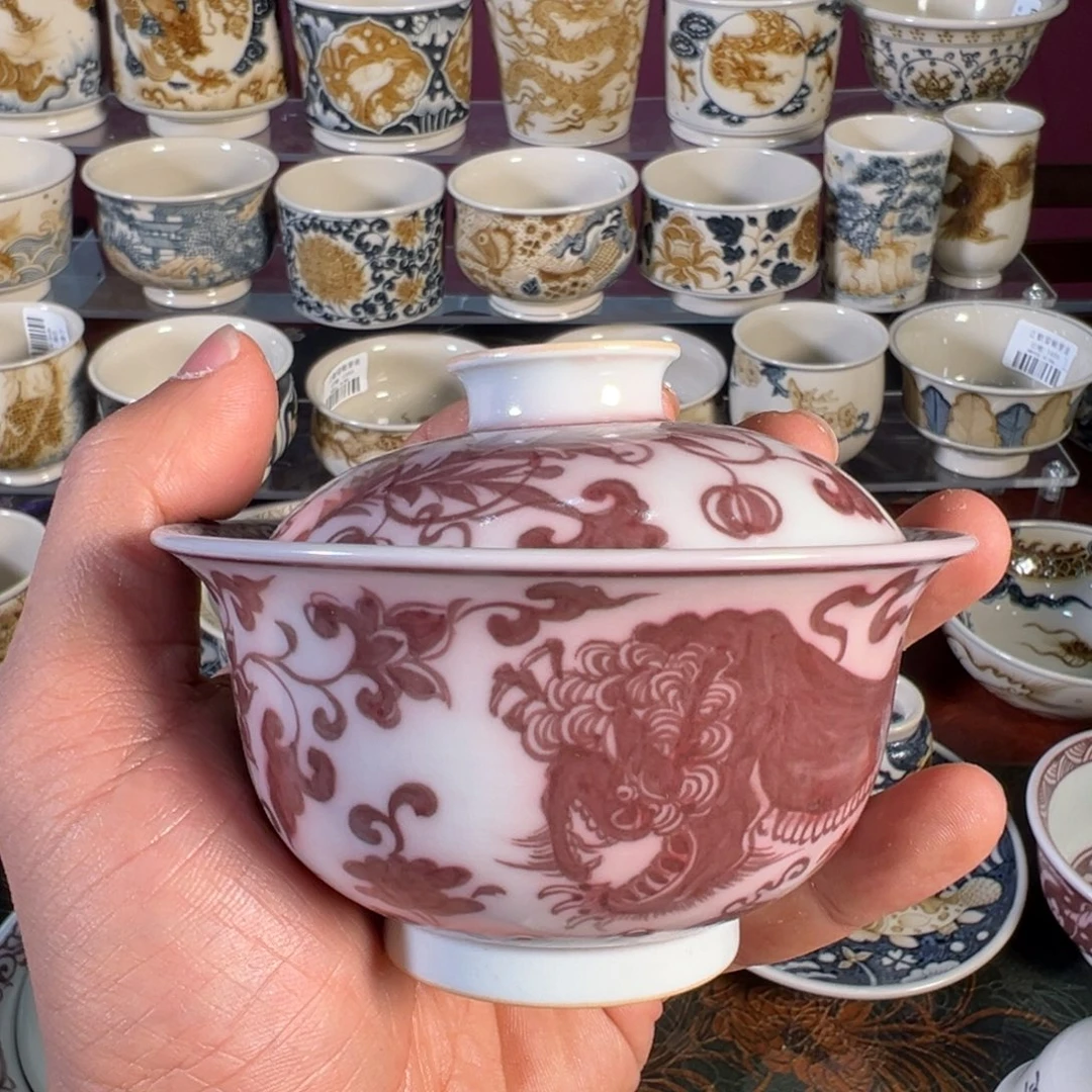 杯景德镇手工手绘陶瓷杯子