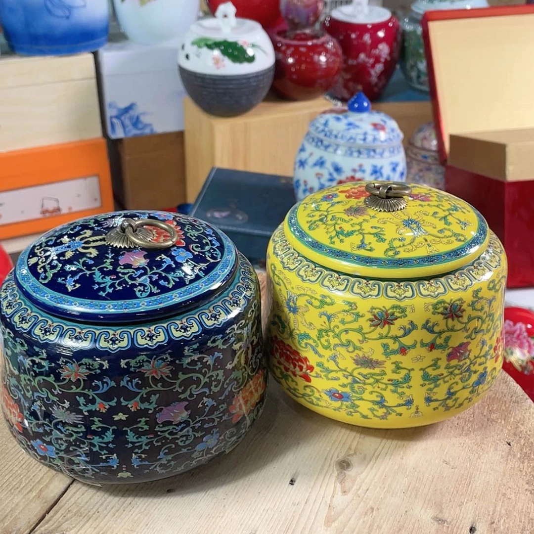 【闪购商品】罐陶瓷茶叶罐密封罐
