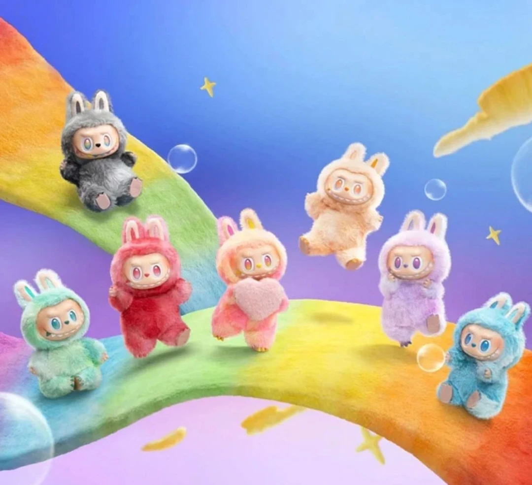 国版布3.0潮玩毛绒公仔玩偶挂件端盒（有概率含隐藏款）