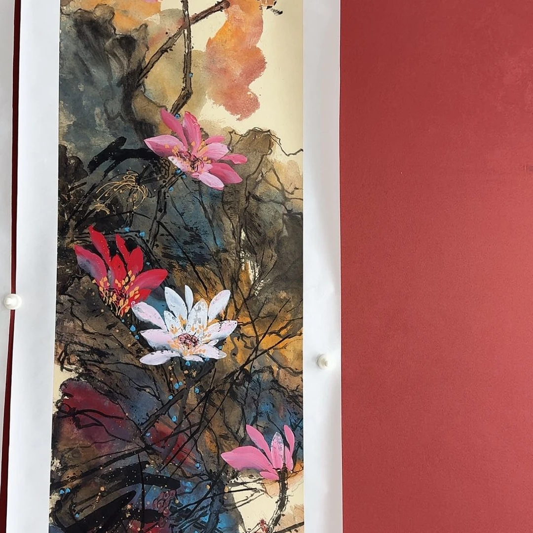 国画国画作品欣赏 180*50