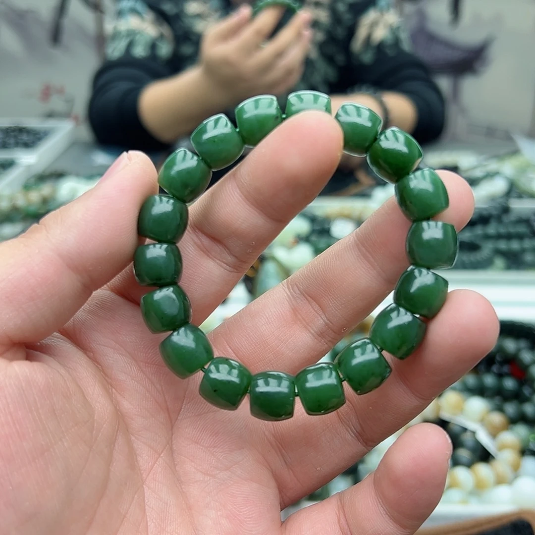 和田玉手串未镶嵌