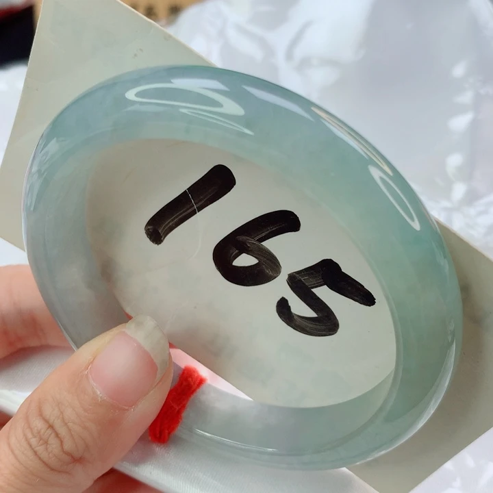 翡翠未镶嵌手镯冰幻彩