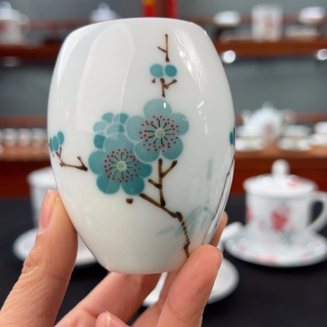 1**3翠竹绿梅龙蛋杯主人杯