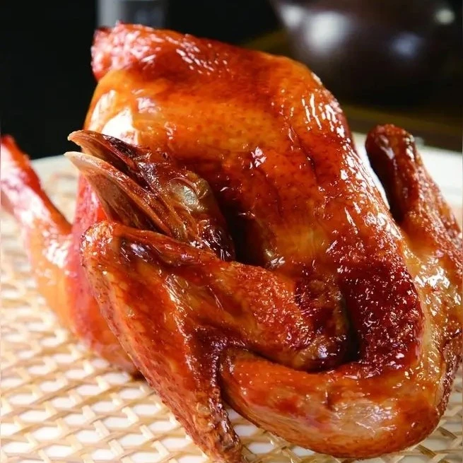 蒜香挂炉脆皮烤鸡鸡肉同城送鸡肉同城配