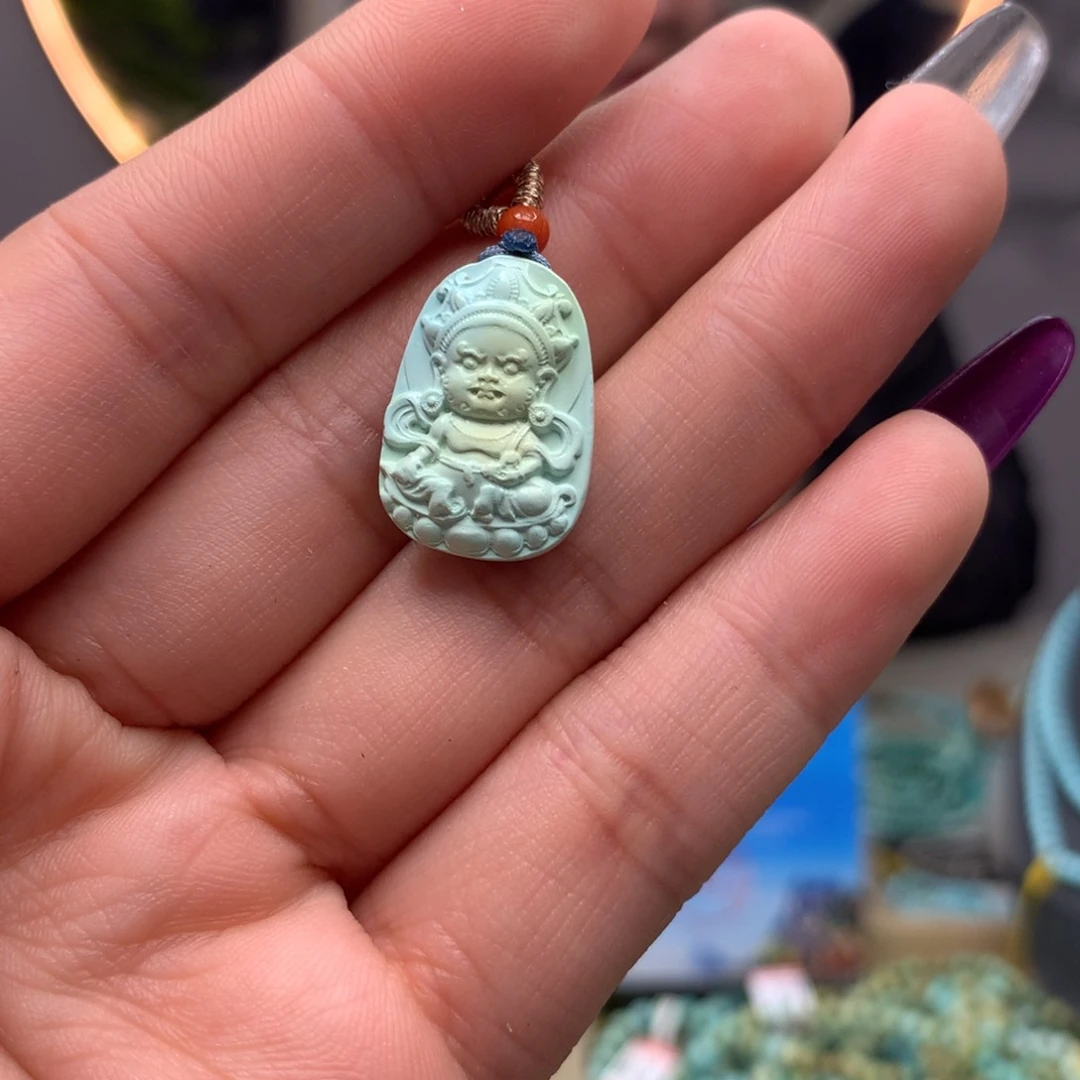 绿松石挂件未镶嵌