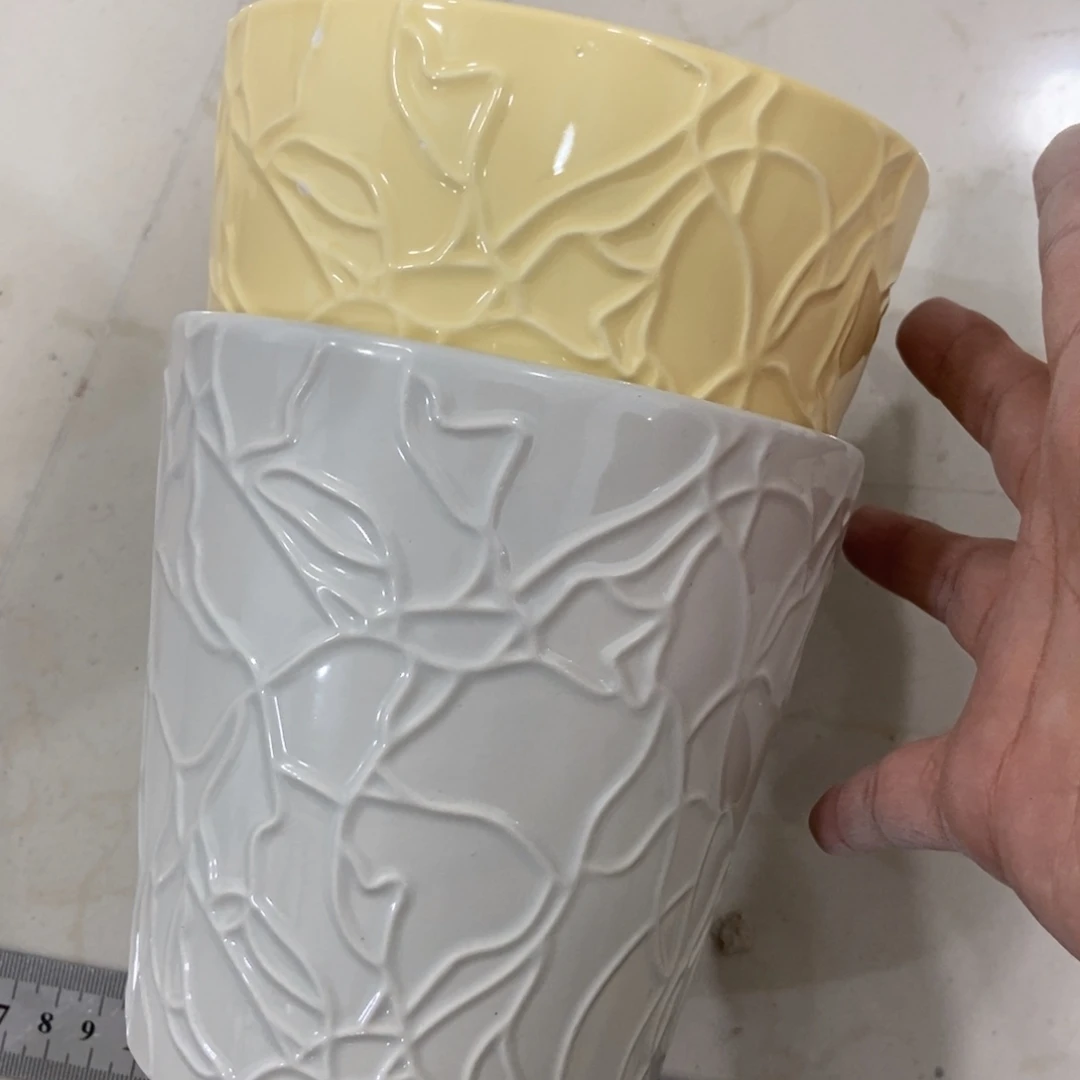 红陶高温陶瓷花盆