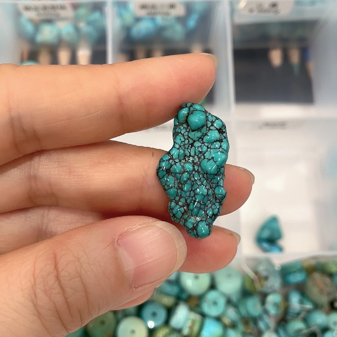 绿松石未镶嵌珠宝半成品