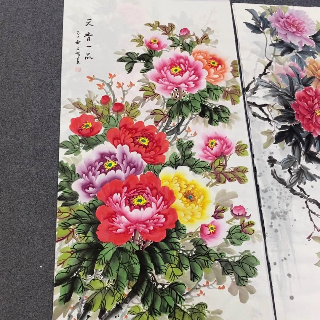 国画尺寸140✖️70四尺精品手绘