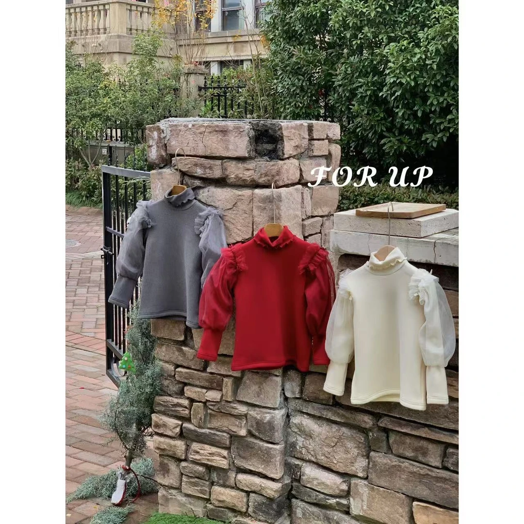 [FOR UP]法式公主泡泡袖蝴蝶结打底衫244-FU-69876多色
