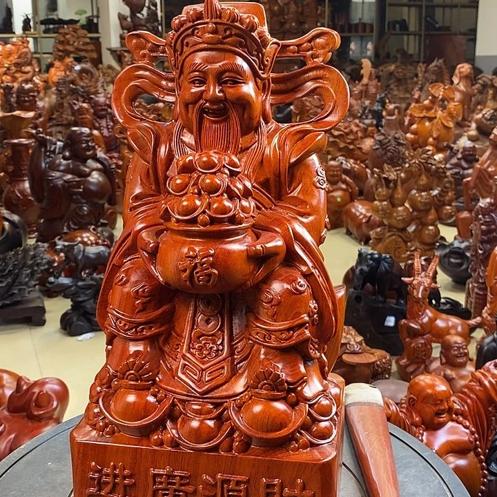 小巴花梨木才爷40 公分