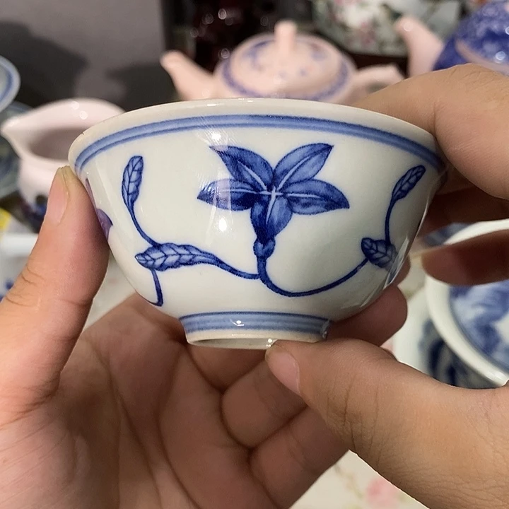 陶摆件景德镇陶瓷主人杯23444