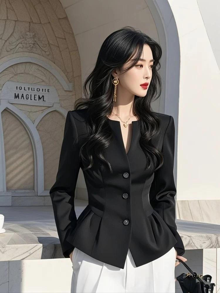 法式收腰显瘦衬衫高级感气质女装衬衫春季新款设计感时尚通勤上衣