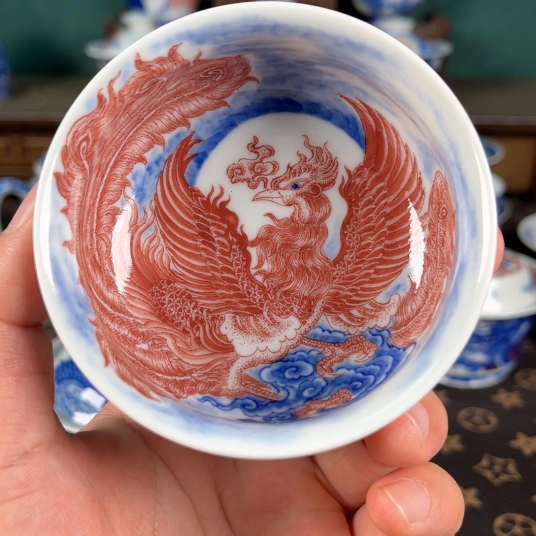 瓷片自成堂景德镇手工手绘