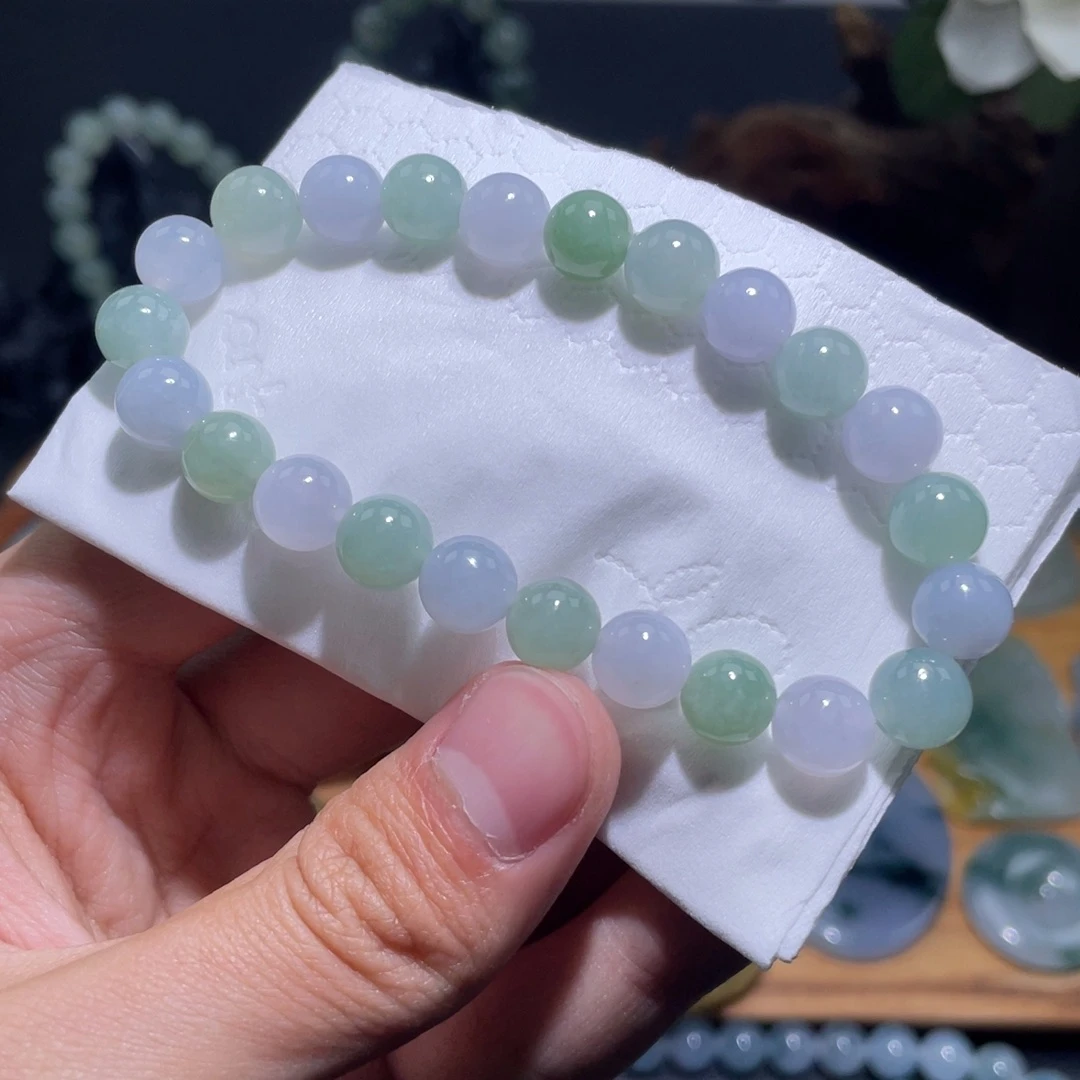 定制翡翠未镶嵌手串