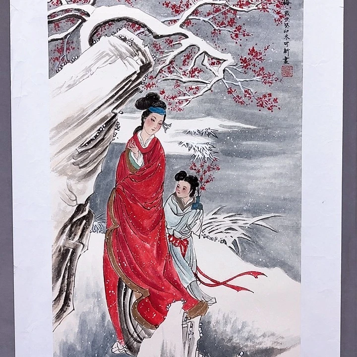 国画亲笔手绘放心去藏