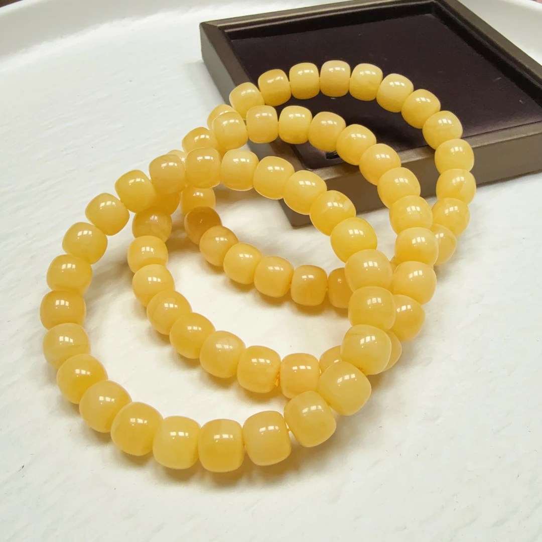 【伟伟鉴定】蜜蜡 俄料 满蜡 老型手串 10+多样性发货发一件